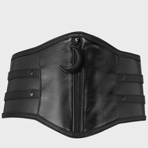Killstar Black Crescent Moon Belt
